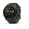 Garmin Fenix 9 Pro 010-04337-16 išmanusis laikrodis, 51 mm, Carbon Gray DLC titanas, juoda / pilka silikoninė apyrankė