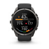 Garmin Fenix 9 Pro 010-04337-16 išmanusis laikrodis, 51 mm, Carbon Gray DLC titanas, juoda / pilka silikoninė apyrankė