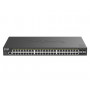 D-Link DGS-1250-52XP L3 išmanusis PoE komutatorius, 48 x 10/100/1000