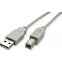 Secomp STANDARD 11.55.3102 USB 2.0 kabelis, A-B tipo, smėlio spalvos, 1,8 m