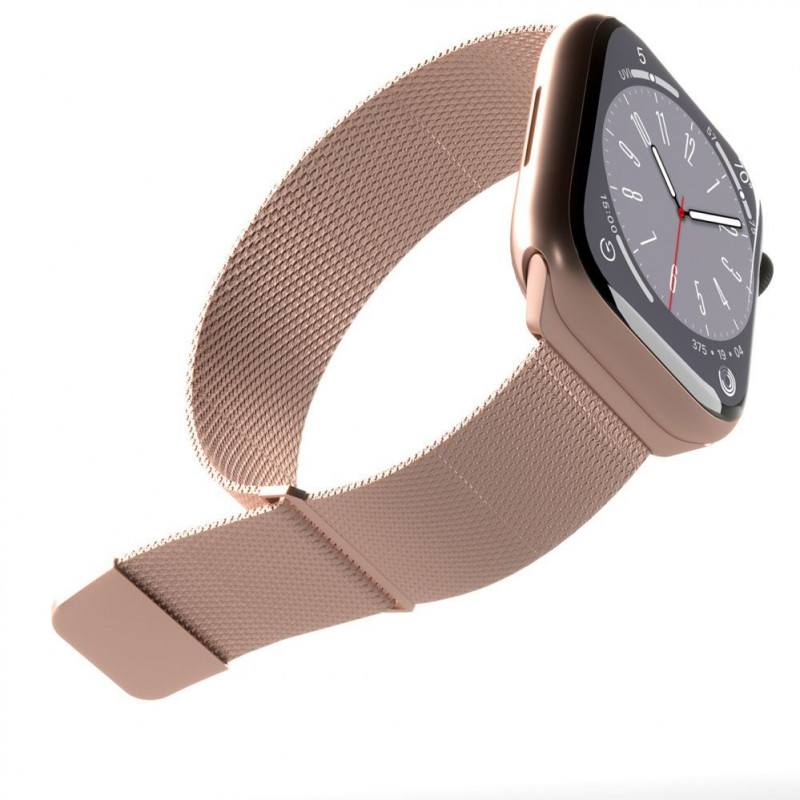 Puro Milanese PUMILAW40ROSE plieninė apyrankė Apple Watch 38/40/41 mm, rožinė