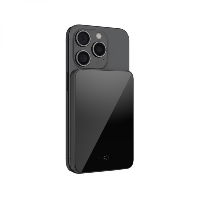 Fixed MagZen 10 Crystal išorinė baterija, Qi2, 10000 mAh, juoda