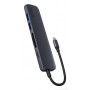Epico 6in1 Alu Hub 8K USB-C šakotuvas, dangaus mėlynas