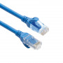 ACT FC1615 ultralankstus CAT6A U/UTP jungiamasis kabelis su RJ45 jungtimis, 15 m, TPE, su apsauga nuo užsikabinimo, mėlynas