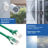 ACT FC2705 itin lankstus komutacinis kabelis, S/FTP CAT6A, TPE, RJ45, 5 m, žalias