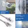 ACT FC1000 itin lankstus komutacinis kabelis, U/UTP CAT6A, TPE, RJ45, 0,5 m, pilkas