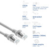 ACT FC1005 itin lankstus komutacinis kabelis, U/UTP CAT6A, TPE, RJ45, 5 m, pilkas
