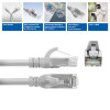ACT FC1005 itin lankstus komutacinis kabelis, U/UTP CAT6A, TPE, RJ45, 5 m, pilkas