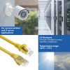 ACT FC1807 U/UTP CAT6A TPE itin lankstus komutacinis kabelis su RJ45 kištukais, 7 m, geltonas