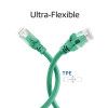 ACT FC1700 U/UTP CAT6A komutacinis kabelis, TPE, itin lankstus, RJ45, 0,5 m, žalias