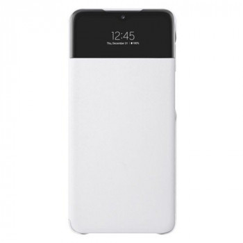 Samsung Smart S View Wallet Cover dėklas telefonui Galaxy A32 5G, baltas