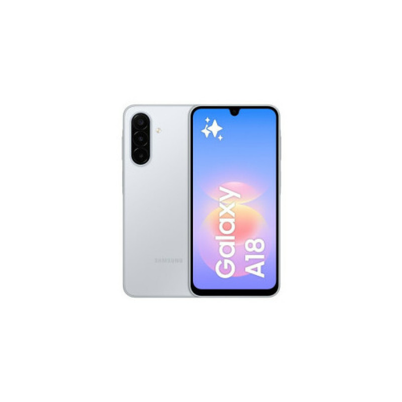 Samsung A18 4G išmanusis telefonas, Dual SIM, 8 GB RAM, 256 GB, sidabrinis, OEM