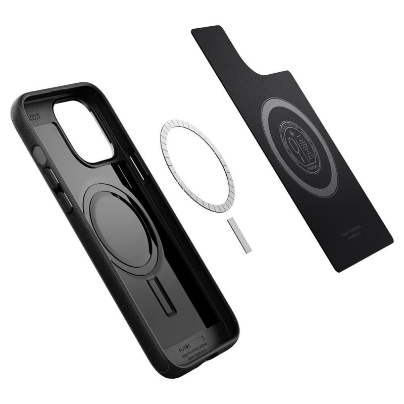 Spigen Mag Armor SPN1735BLK dėklas Apple iPhone 13 Pro, MagSafe, matinis juodas