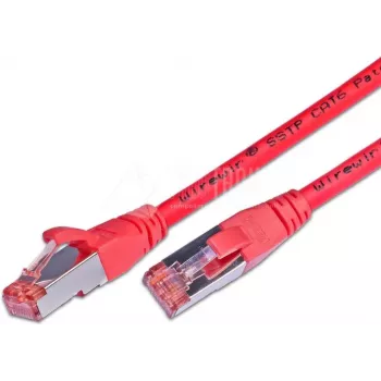 Wirewin Cat6 S/FTP RJ45 komutacinis kabelis, LSZH, garantija visam laikui, raudonas (PKW-PIMF-KAT6 25.0 RT)
