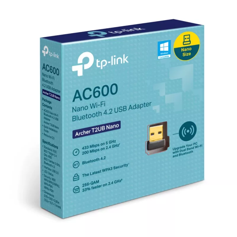 TP-Link Archer T2UB Nano tinklo adapteris
