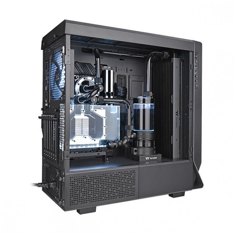 Thermaltake Pacific SR420 plonas radiatorius savadarbei skysčio aušinimo sistemai, juodas
