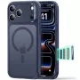 ESR Classic Hybrid MagSafe dėklas iPhone 17 Pro / 18 Pro, matinis mėlynas