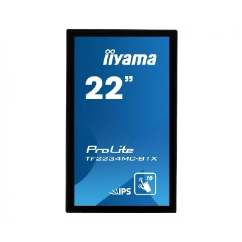 iiyama TF2234MC-B1X 21,5″ (55,9 cm) kelių lietimų jutiklinis monitorius, 16:9, DVI