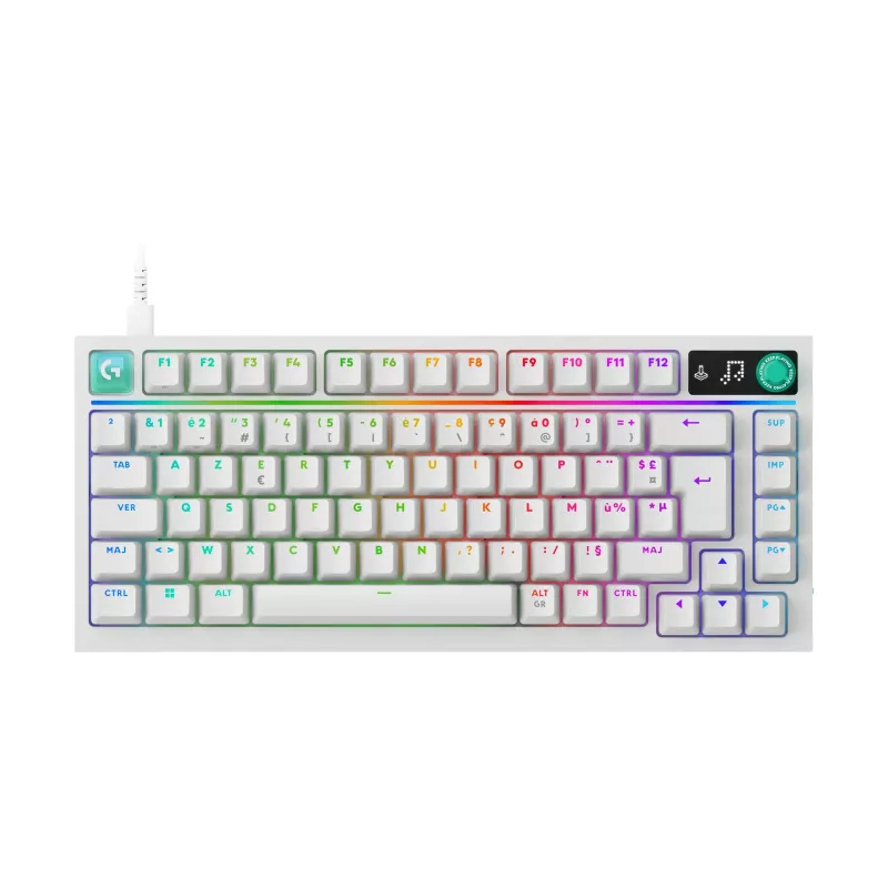 Logitech G316 X 75 klaviatūra, 920-014315, balta, FR