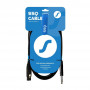 SSQ XLRJS1 garso kabelis, XLR kištukas – 6,3 mm stereo Jack kištukas, 1 m
