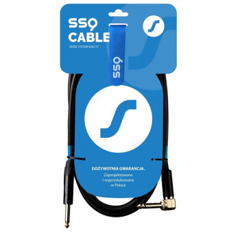 SSQ JMPJMK2 SS-1440 laidas mono Jack – mono Jack (90 laipsnių kampu), 2 m, juodas