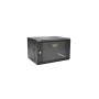Digitus DN-W19 06U/450/B 6U sieninė spinta, juoda