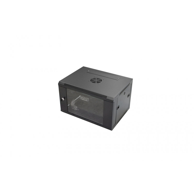 Digitus DN-W19 06U/450/B 6U sieninė spinta, juoda