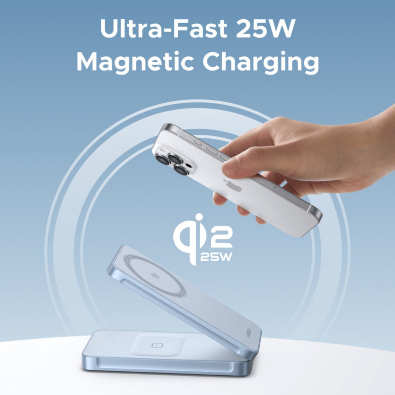 Ugreen W756 55963 MagFlow 2 viename indukcinis įkroviklis