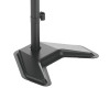 Sbox LCD-F012-3 monitoriaus laikiklis, 17–32″, 10 kg, 100x100, juodas