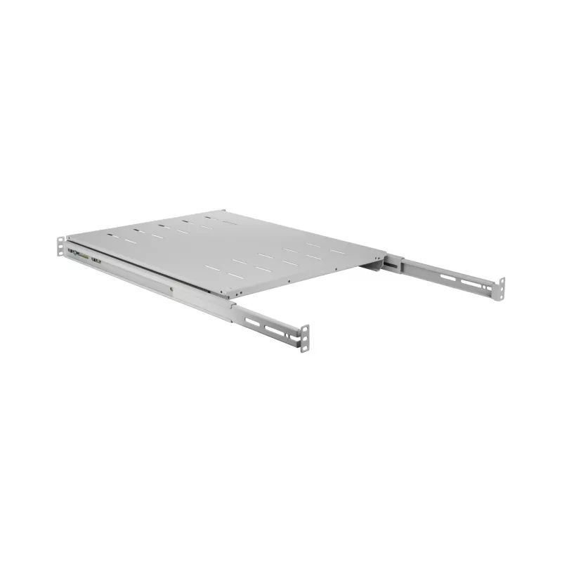 EFB Elektronik 691651NAGR.68 19″ 1U ištraukiama lentyna, montavimo gylis 378–612 mm, 30 kg, RAL 7035
