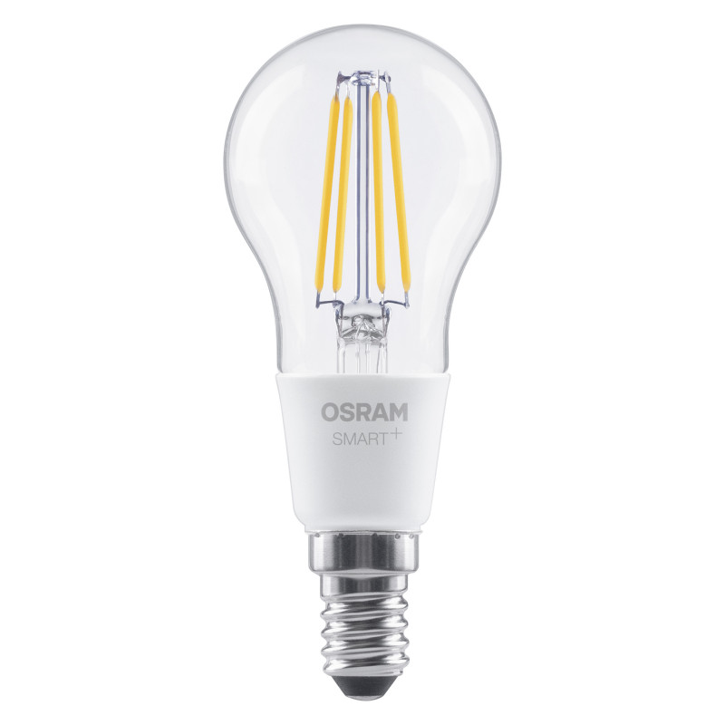 Osram SMART+ Matter Filament Classic P40 827 išmanioji lemputė, pritemdoma, E14, 4 W, šiltai balta, Wi-Fi