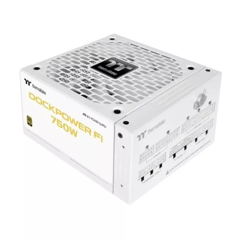 Thermaltake Dockpower FI 750W kompiuterio maitinimo blokas, 80 PLUS Gold, modulinis, baltas