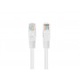 Lanberg PCU5-20CC-0050-W CAT.5E UTP komutacinis kabelis, 0,5 m, baltas (10 vnt.)