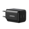 Ugreen X526 įkroviklis 45 W, 2 x USB-C, GaN, juodas