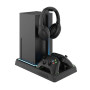 Fixed FIXXB-MCS-BK daugiafunkcinė stotelė, skirta Xbox Series X/S, juoda