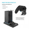 Fixed FIXXB-MCS-BK daugiafunkcinė stotelė, skirta Xbox Series X/S, juoda