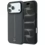 Mercedes Leather Semi Wrap with Iconic Line MagSafe dėklas, skirtas iPhone 18 Pro Max / 17 Pro Max, antracito spalvos