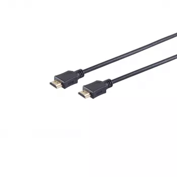 Wentronic 77473-E HDMI kabelis, 3 m, 3D, Ethernet, 4K 60 Hz, paauksuotas