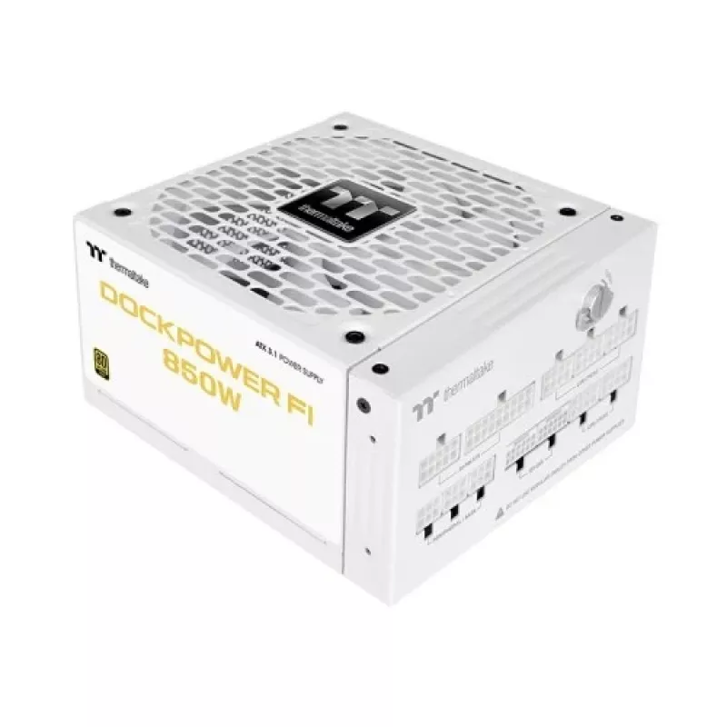 Thermaltake Dockpower FI 850 W kompiuterio maitinimo blokas, ATX 3.1, 80 PLUS Gold, sniego baltumo