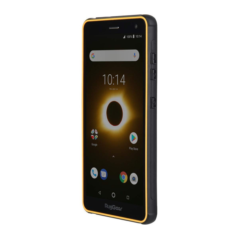 RugGear RG650 Dual išmanusis telefonas, 5,5 colio, juodas ir geltonas