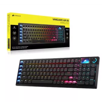 Corsair VANGUARD AIR 99 WL CH-91HA01B-NA žaidimų klaviatūra, juoda