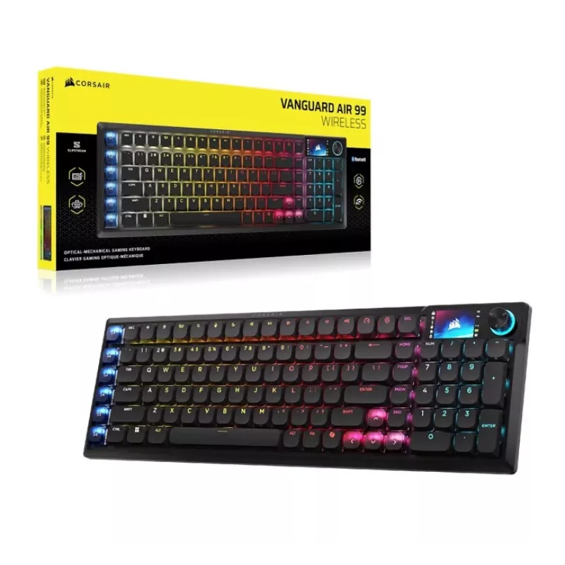 Corsair VANGUARD AIR 99 WL CH-91HA01B-NA žaidimų klaviatūra, juoda