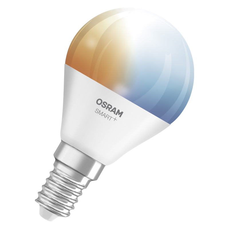 Osram SMART+ MATTER Tunable White Classic P40 išmanioji lemputė, E14, 4,9 W, reguliuojama balta, Wi-Fi
