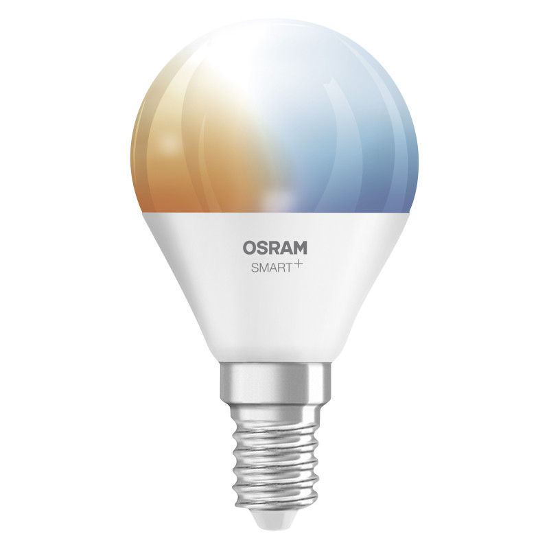 Osram SMART+ MATTER Tunable White Classic P40 išmanioji lemputė, E14, 4,9 W, reguliuojama balta, Wi-Fi