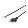 LogiLink CP137 maitinimo kabelis, CEE 7/16 į laisvą galą, juodas, 1,5 m