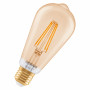 Osram SMART+ MATTER Filament Dimmable Classic Edison 53 824 išmanioji lemputė, auksinė, E27, 6 W, šiltai balta, Wi-Fi
