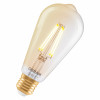 Osram SMART+ MATTER Filament Dimmable Classic Edison 53 824 išmanioji lemputė, auksinė, E27, 6 W, šiltai balta, Wi-Fi