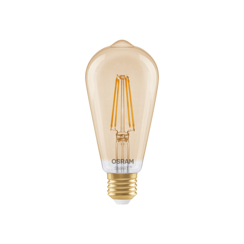 Osram SMART+ MATTER Filament Dimmable Classic Edison 53 824 išmanioji lemputė, auksinė, E27, 6 W, šiltai balta, Wi-Fi