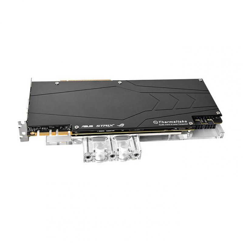 Thermaltake Pacific V-GTX 1080 Ti CL-W184-CU00TR-A, skirtas ASUS ROG STRIX, skaidrus