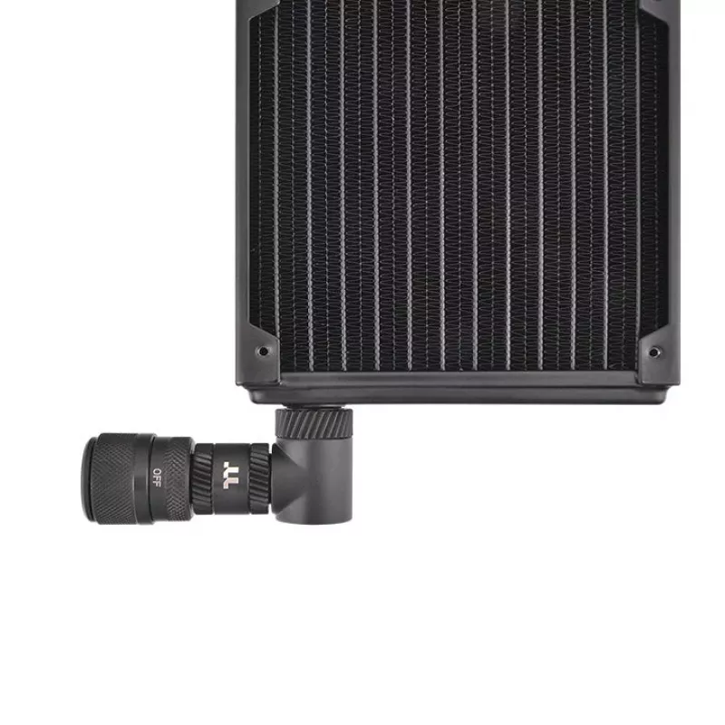 Thermaltake Pacific SF jungties ilgintuvas (išorinis–išorinis sriegis) CL-W391-CU00MK-A, 30 mm, matinė juoda, DIY LCS